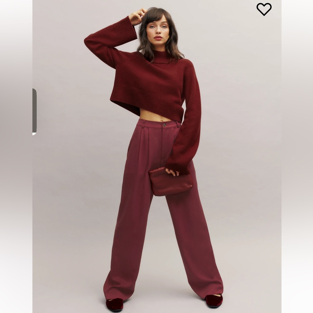 Reformation Mason Pant, Chianti, NWT, Size 0